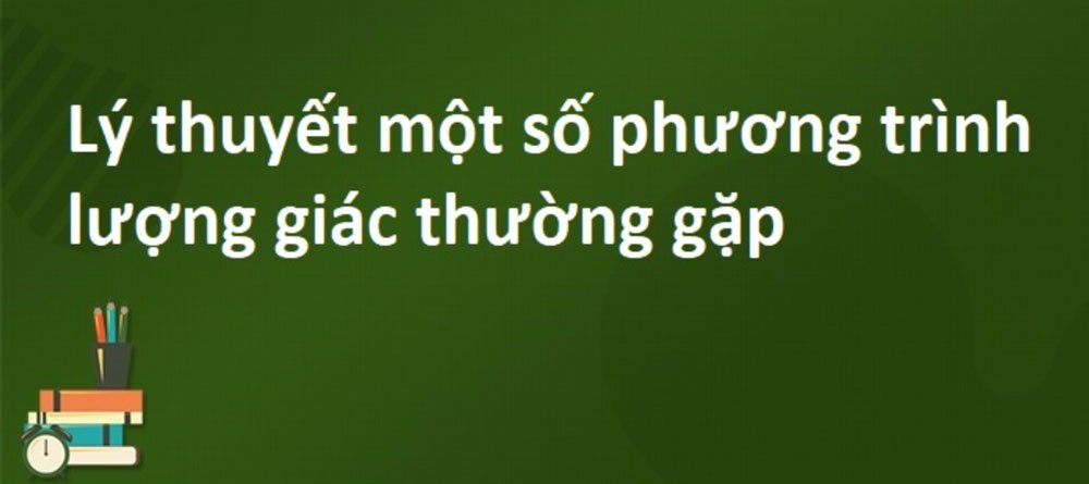 Phương trình lượng giác